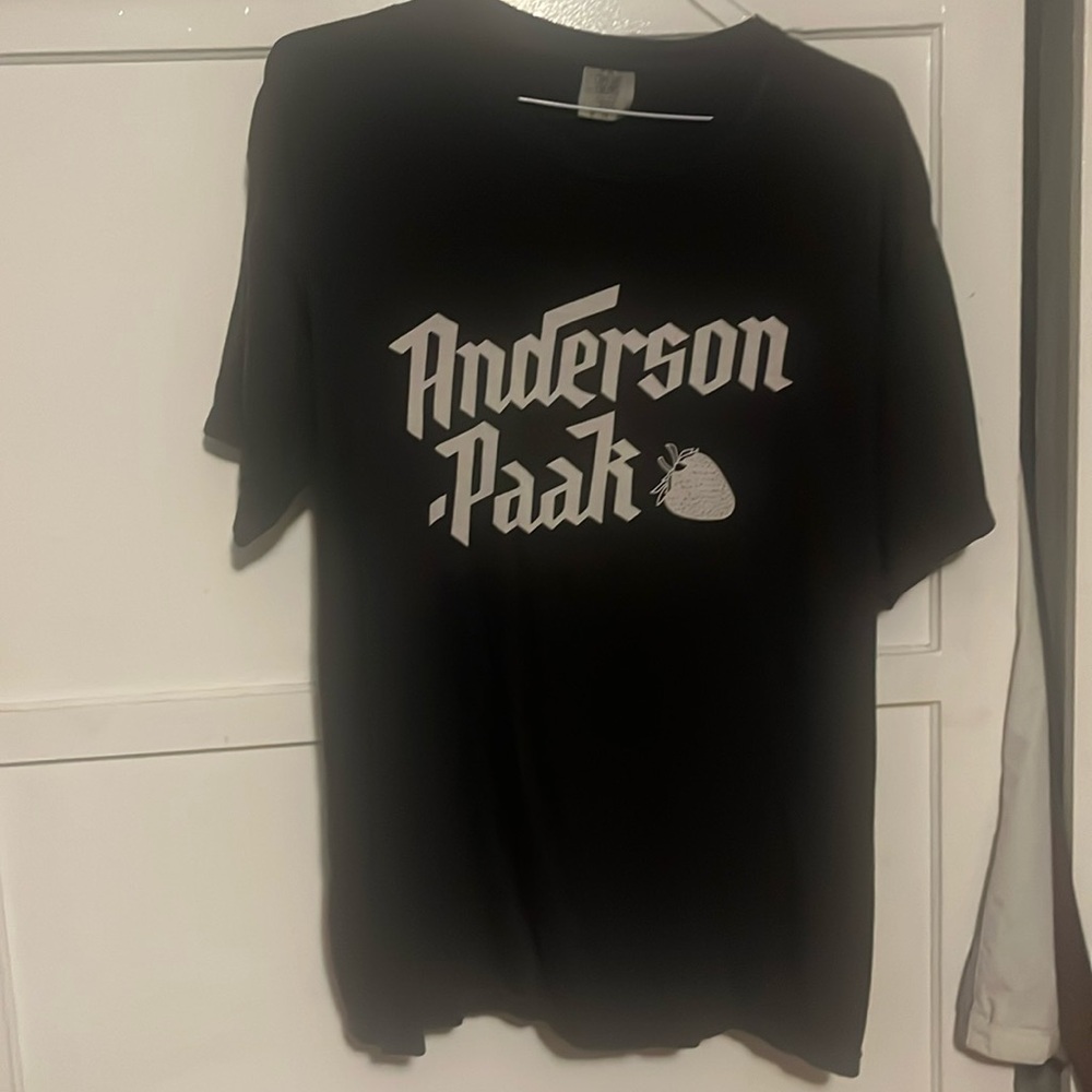 Anderson Paak Grey Men’s T Shirt XL Strawberry Oxnard Comfort Colors Band Tee